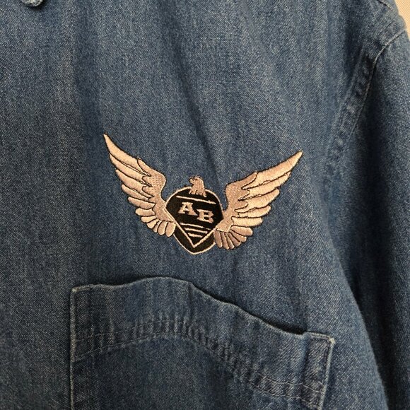 American Biker Button down shirt - Picture 2 of 7